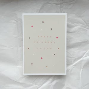 birthday card | happy birthday | birthday card | autumn colors