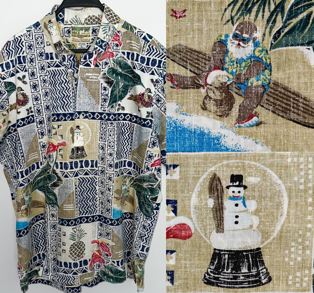 Vintage 1998 Mele Kalikimaka Reyn Spooner Christmas Shirt Etsy