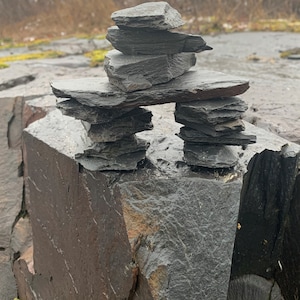 Streamside Pure Black Natural Slate