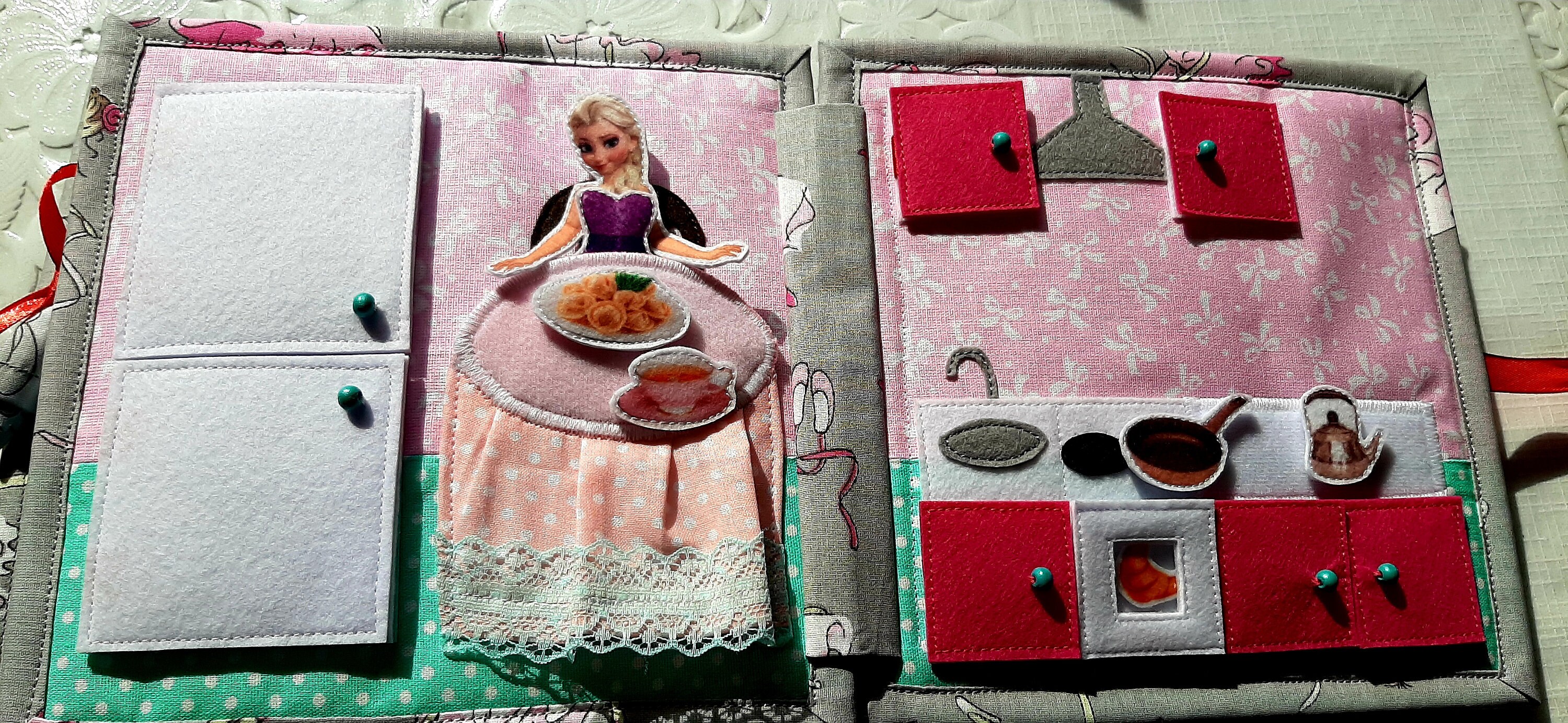 Elsa frozen Elsa doll house Doll house Frozen story book Etsy