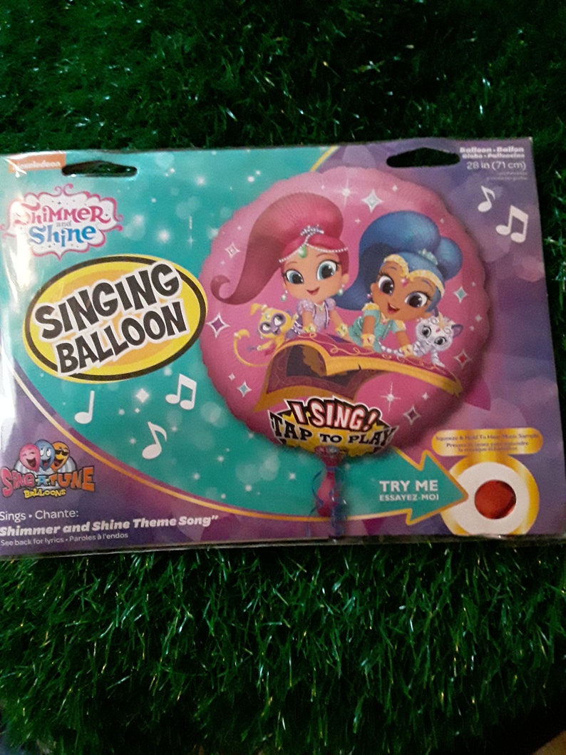 28 Shimmer /& Shine Singing Balloon