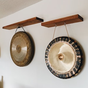 HEAVY DUTY Kitchen Floating Shelves, Solid Walnut Wood Floating Shelf, Custom Wall Shelf, Bathroom Shelving, Sag Free Metal Bracket