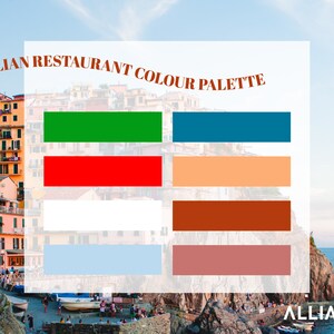 Italian Restaurant Colour Palette
