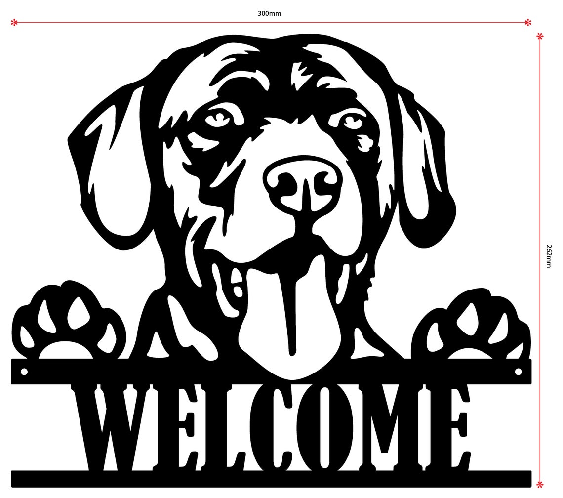 Labrador Metal Sign for Home House Name Wall Decor Dog Etsy