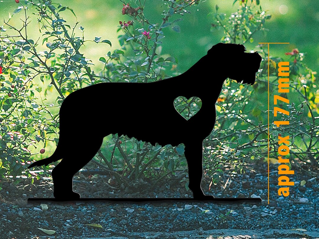 Irish Wolfhound Metal Garden Statue Irish Wolfhound Gift Etsy