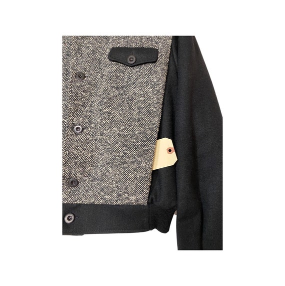 Vintage Wool Tweed Coat / Boxy / Minimalist / Qui… - image 6