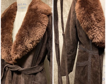 【vintage】suede long coat 70s vintage suede coat found at a garage sale : r