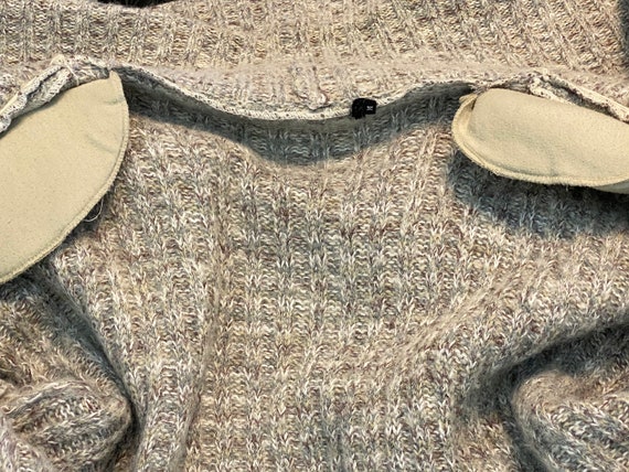 MED Oversized Shawl Neck Chunky Sweater // Cardig… - image 10