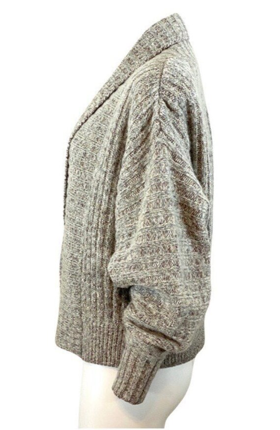 MED Oversized Shawl Neck Chunky Sweater // Cardig… - image 5