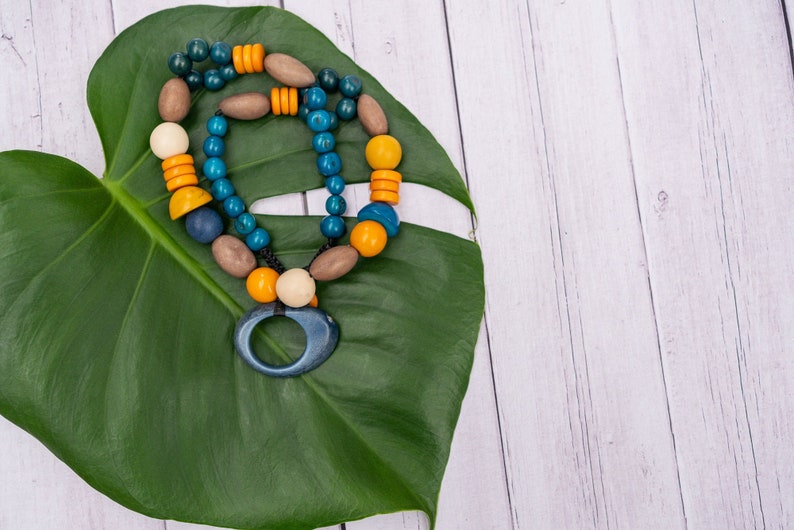 Handmade Tagua Nut Necklace Renata