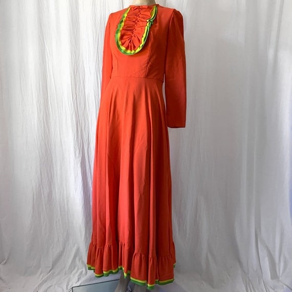 1960’s Emma Domb Long Sleeve Maxi Dress