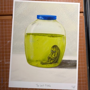 The Last Pickle Signierter Kunstdruck Bild 2