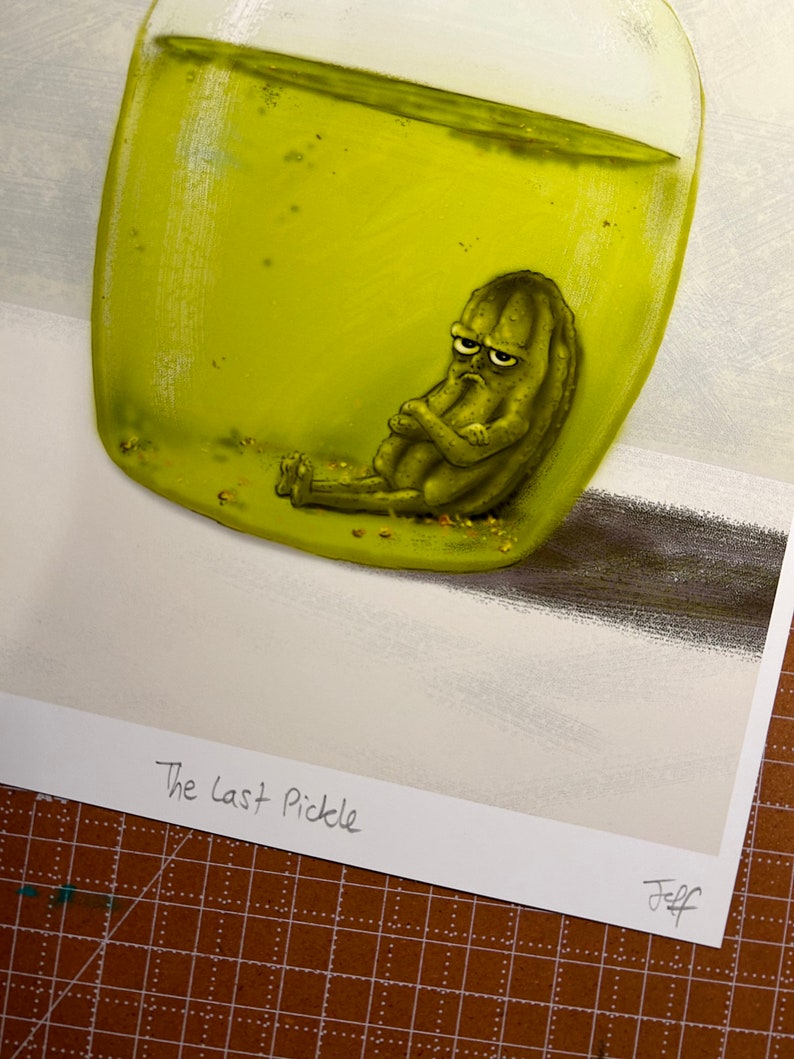 The Last Pickle Signed Fine Art Print afbeelding 3