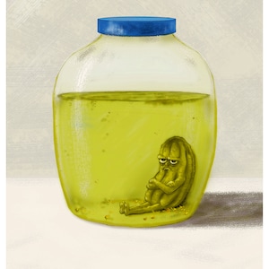 The Last Pickle Signierter Kunstdruck Bild 1