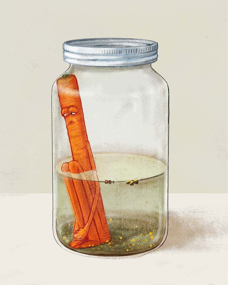 The Last Carrot - Signed Fine Art Print