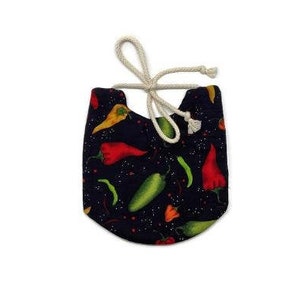 Baby Bib, Hot Peppers, Jalapeno, Spicy, Mexican, Hispanic, Latino, Latinx, Plus Size baby, adjustable, one size fits all, absorbent