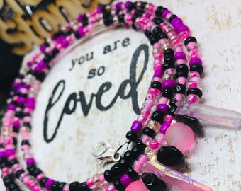 Black Barbie,  healing crystals, weight loss, belly chain, removable waist bead