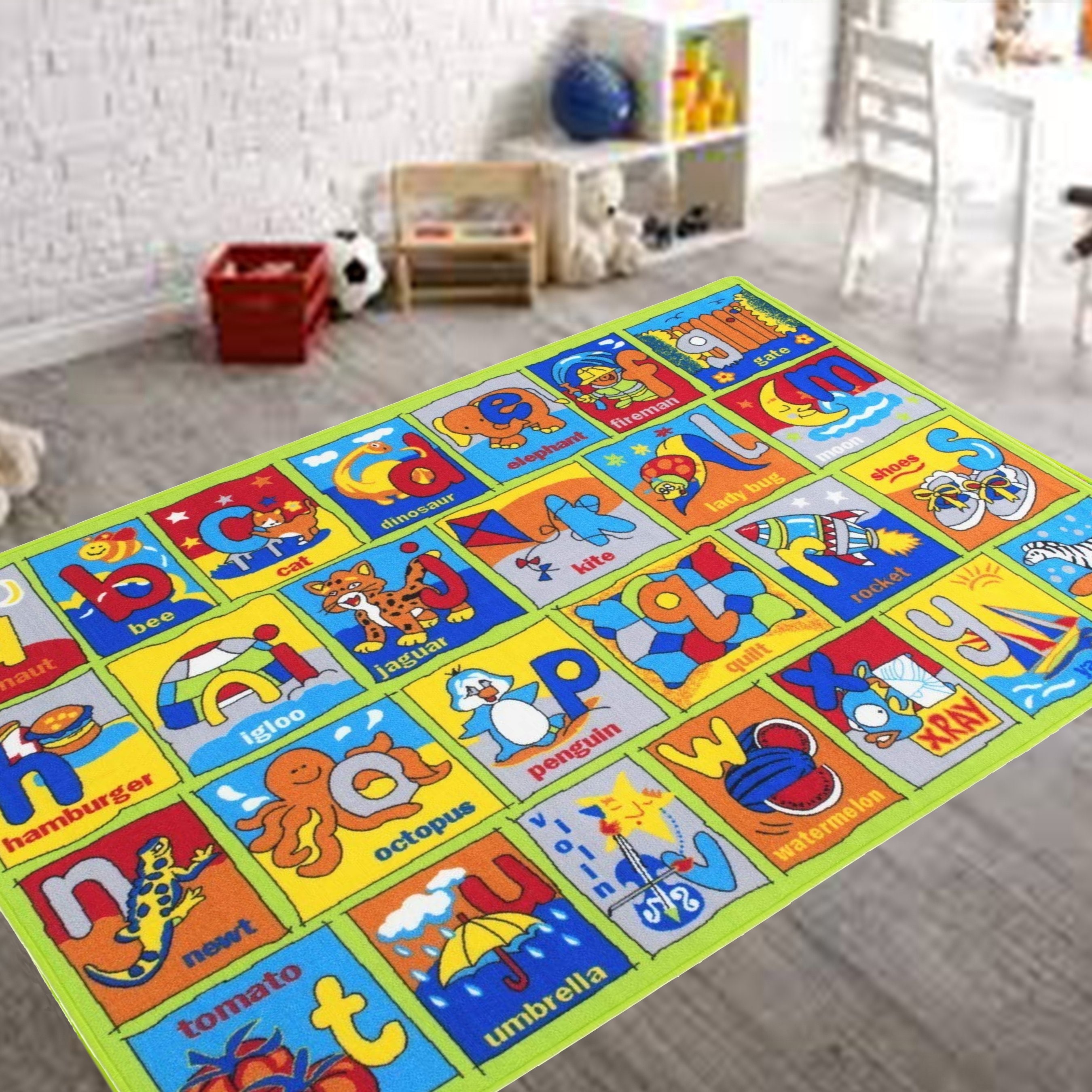 ABC Alphabet Kids Educational Play Mat for School Daycare nursery