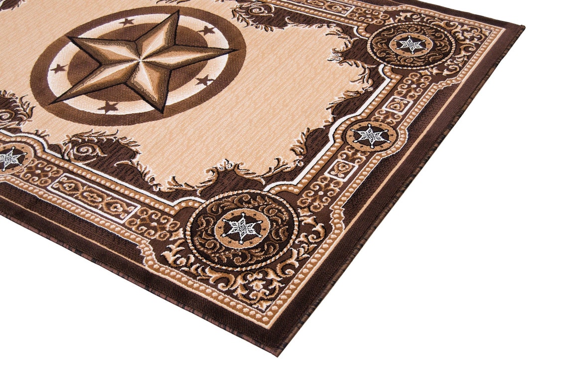 Texas Star Rug 5X7 Runner Tapis daccent traditionnel en Etsy