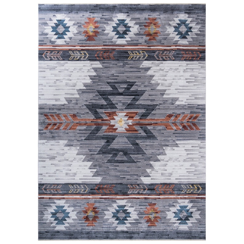 Southwestern 8x10 Rug Navajo Native American Inspired Modern Etsy