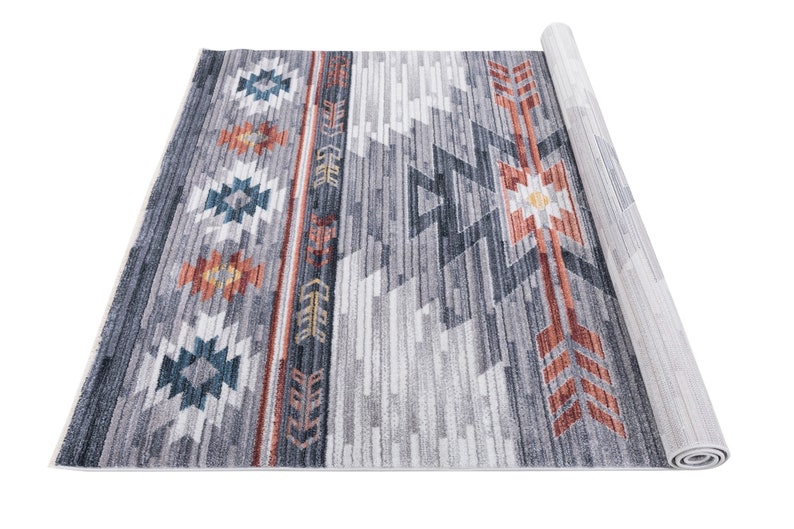 Southwestern 8x10 Rug Navajo Native American Inspired Modern Etsy
