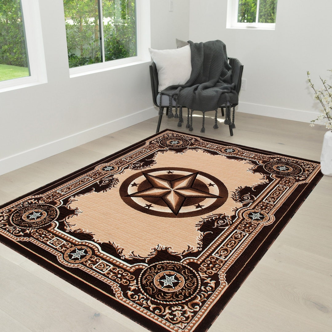 Texas Star Rug 5X7 Runner Traditional Accent Rug in Berber With