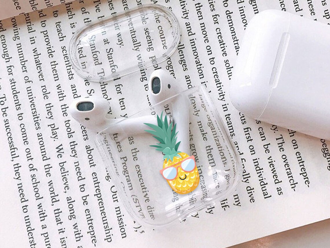 Cool pineapple AirPods Case fruit custom case watrecolor Air Etsy