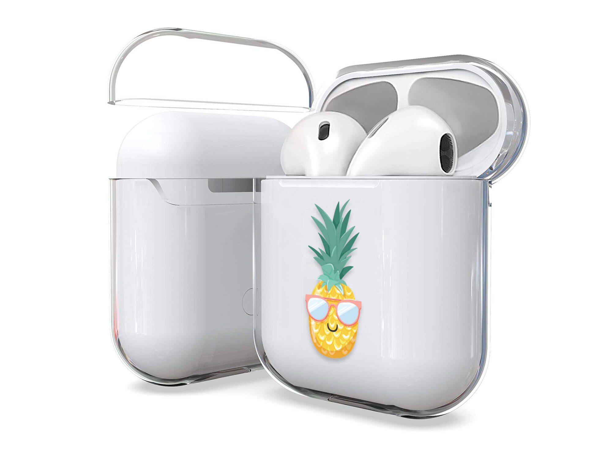 Cool pineapple AirPods Case fruit custom case watrecolor Air Etsy