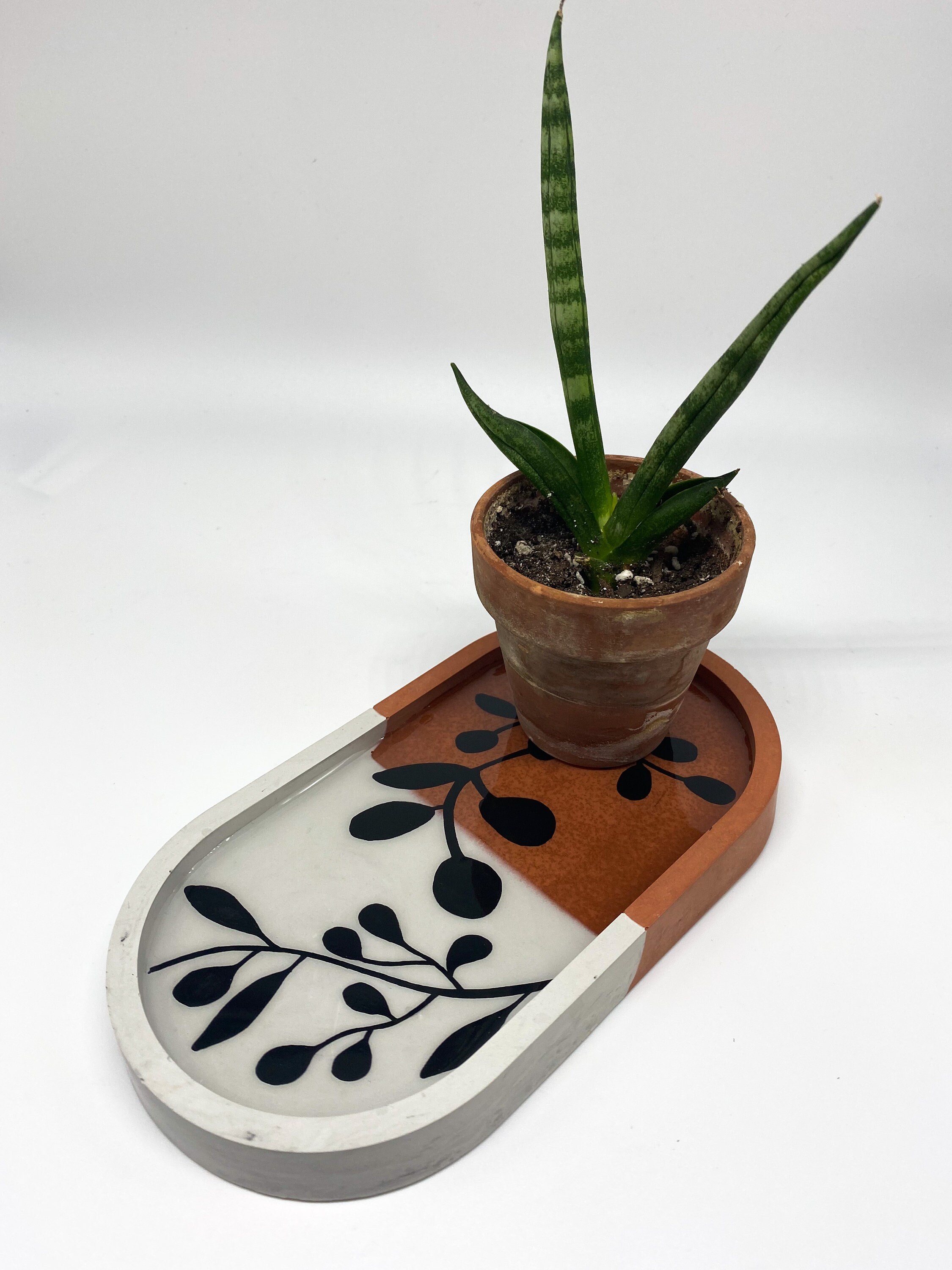 Bandeja de hormigón atrapar toda la bandeja plato de anillo | Etsy