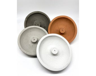 Concrete Incense Holder, Boho Decor, Incense Burner, Housewarming Gift, Incense Tray, Meditation Gift, Altar Tray, Valentines Gift