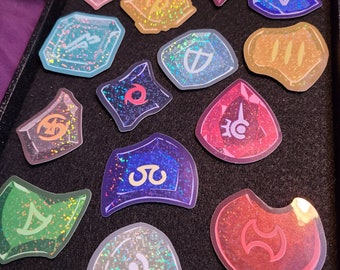 Stickers scintillants FFXIV Job Stone