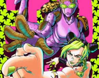 Jolyne Holographic Print