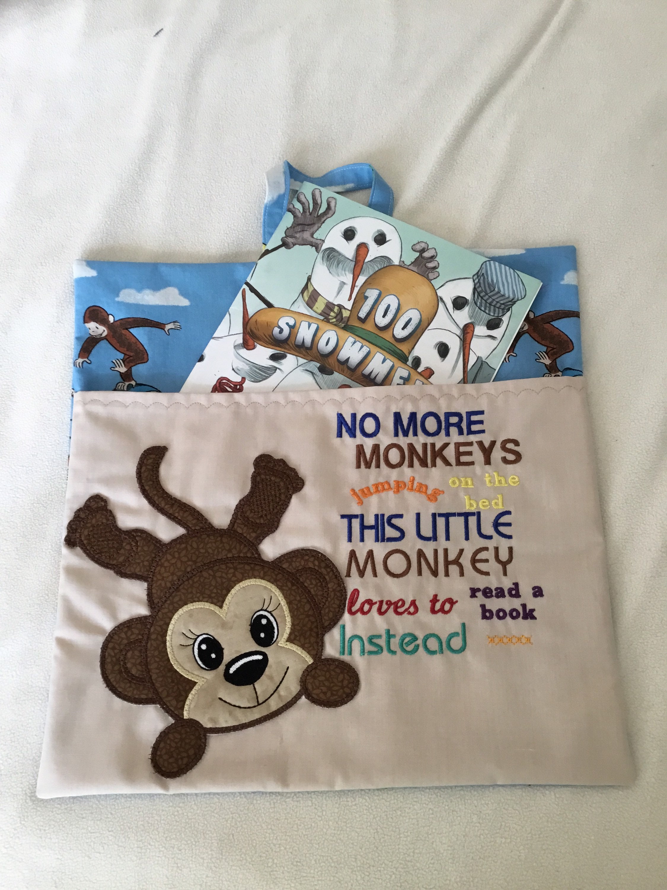 Curious Reading Pillow with handle Etsy