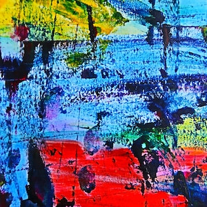 Fluid Liquid Translucent Colour modern contemporary abstract art wall hanging print painting. Low cost digital download