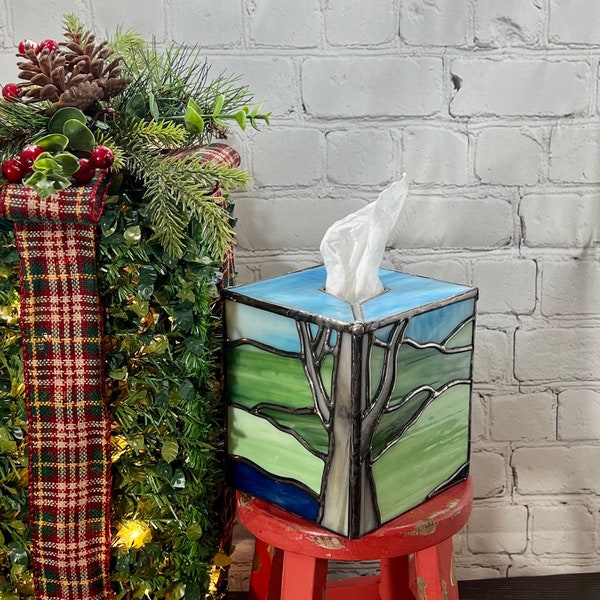 Stained Glass Box Etsy