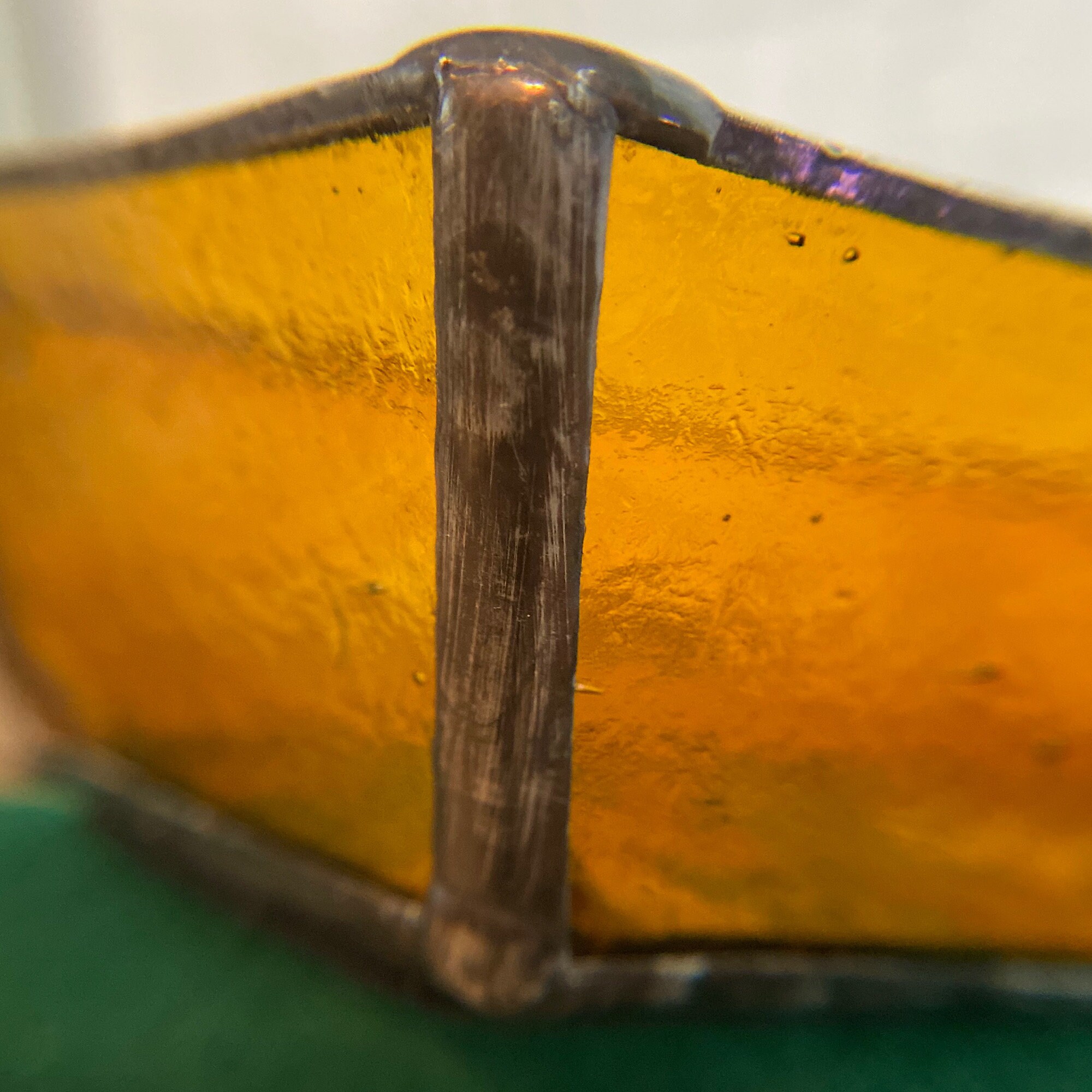 Handmade Stained Glass Dishrectangular Glass Bowlstained Etsy