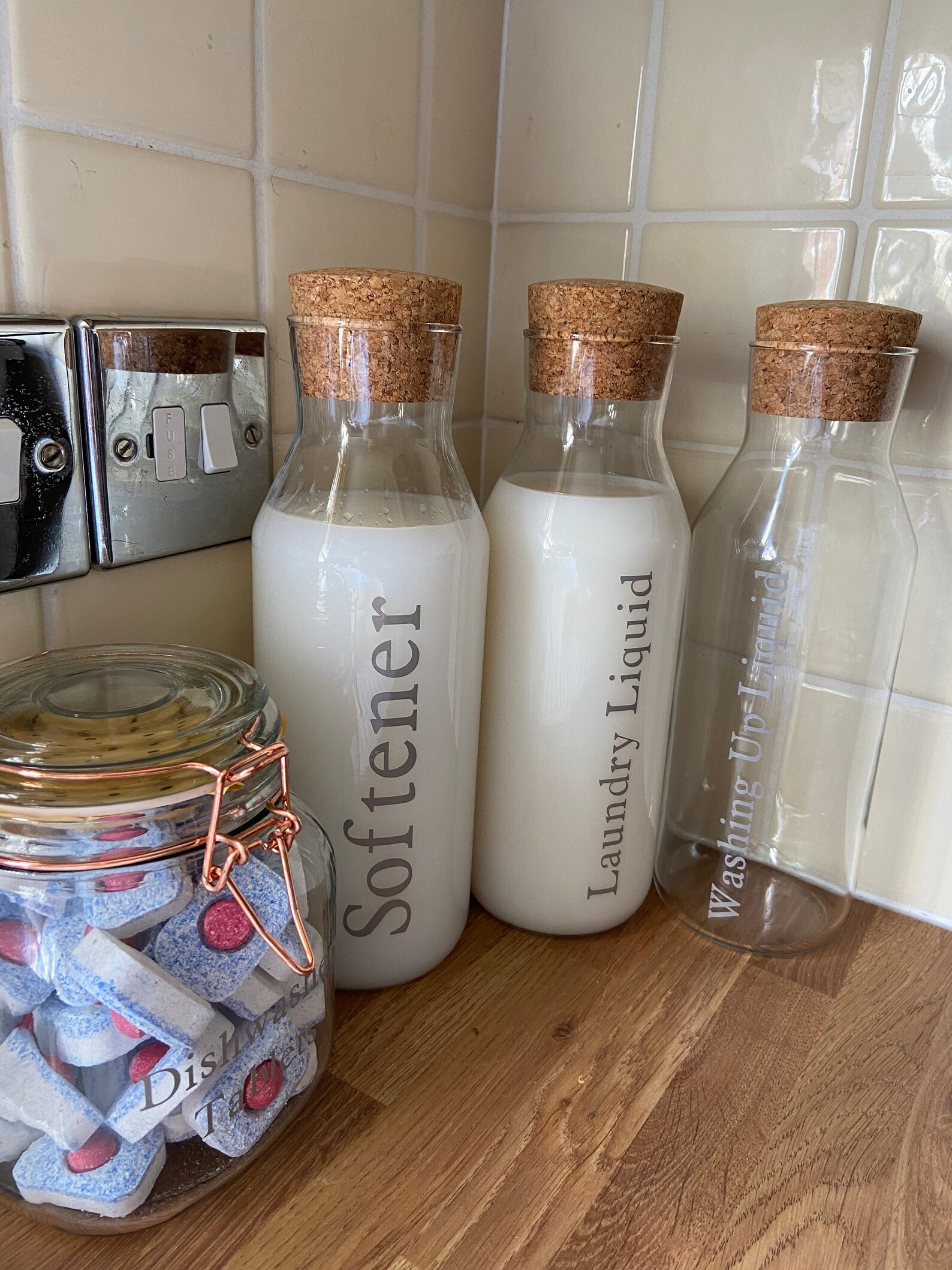 Personalised laundry Mrs hinch inspired jars laundry jar Etsy