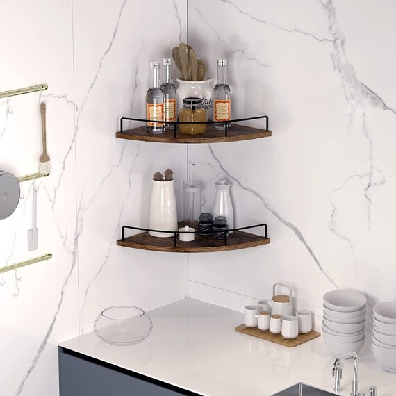 Etagere murale d angle