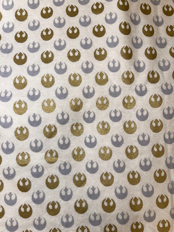 Star Wars Rebel Insignia Flannel Fabric