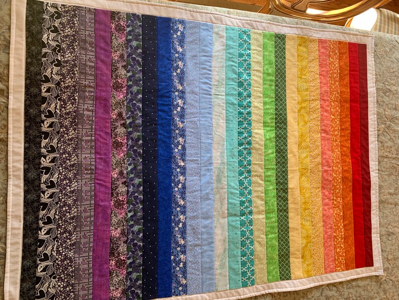 Over the Rainbow Quilt/wall Hanging Etsy