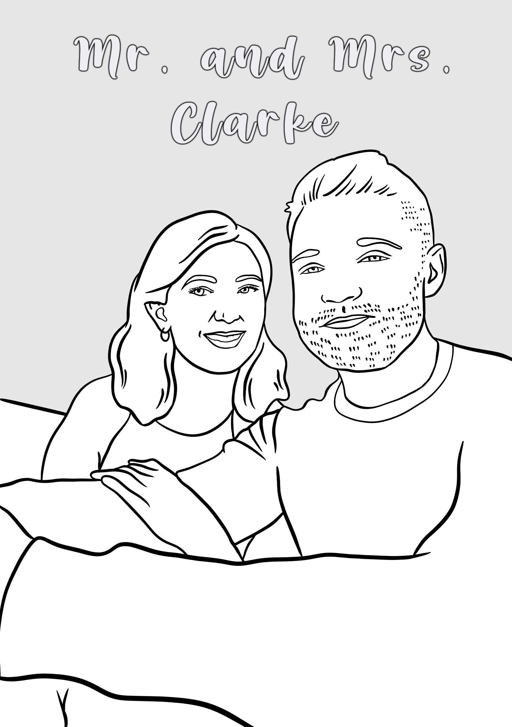Custom DIGITAL Coloring Pages / Made to Print Custom Coloring | Etsy