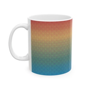 Rainbow Ceramic Mug Free Shipping by Barko