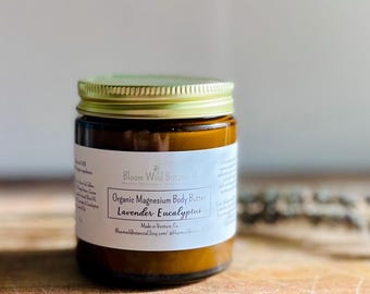 Sweet Dreams Tallow + Magnesium Body Butter with Lavender and Eucalyptus-Ultra Moisturizing-Promotes Rest and Relaxation-Eases Muscle Pain