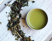 Organic Rosemary Mint Herbal Lip Balm-Made With Nourishing Beeswax Tallow-Medicated Herbal Lip Balm with Comfrey Oil