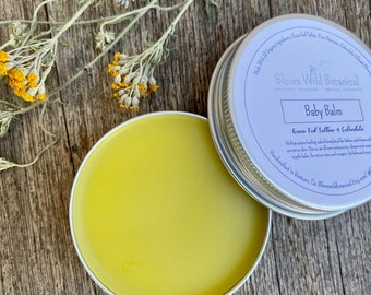 Baby Balm-Grass Fed Tallow + Calendula All Purpose Moisturizer-Unscented
