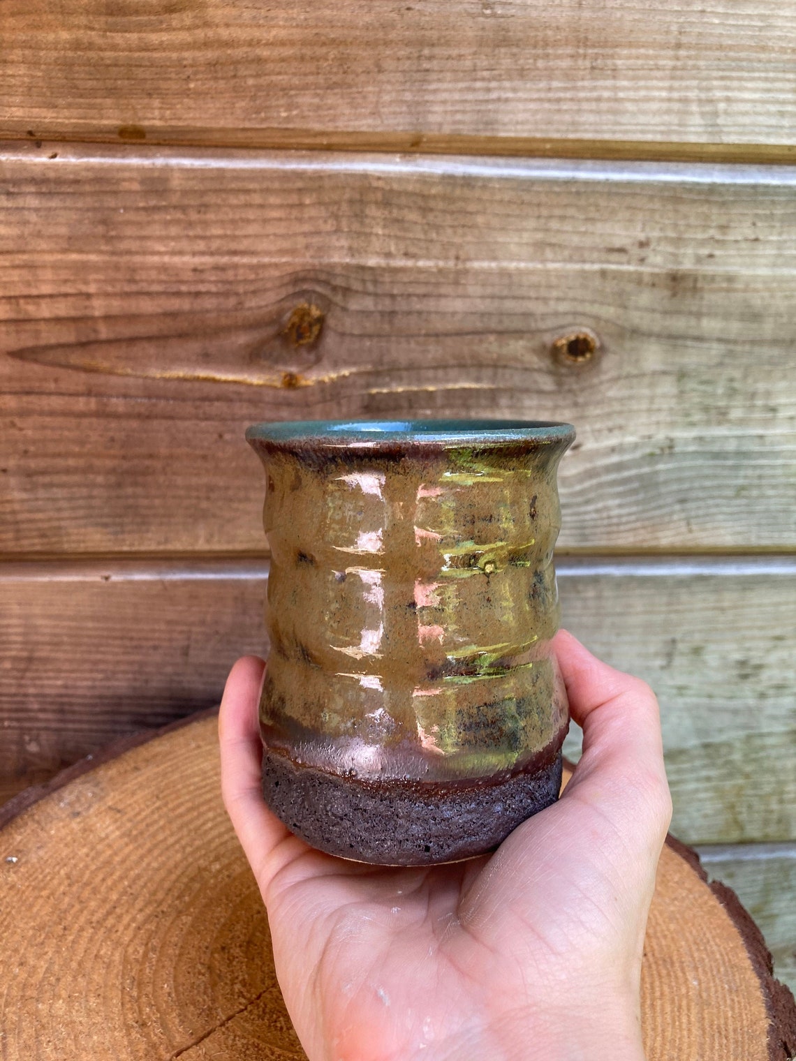 Handmade Pottery Cup Tumbler Pottery Wine Cup Pottery Etsy