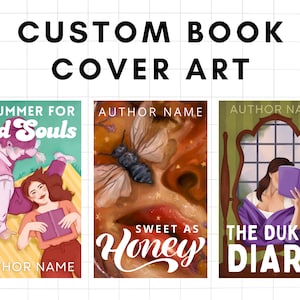 Portada de EBOOK personalizada, ILUSTRACIÓN digital para romance indie