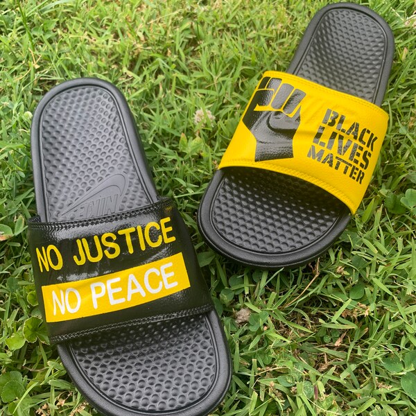 Black Lives Matter Nike Slides