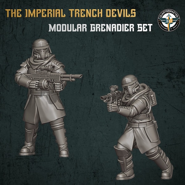 Trench Devils Grenadier Squad - Quartermaster 3D