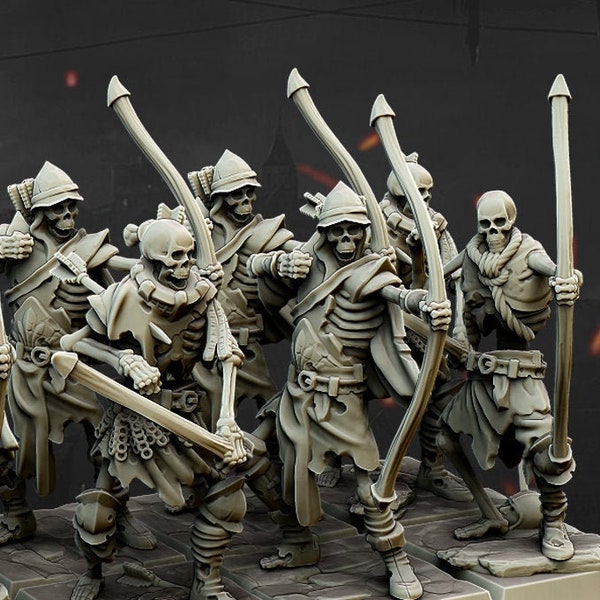 Skeleton Archers - Highlands Miniatures